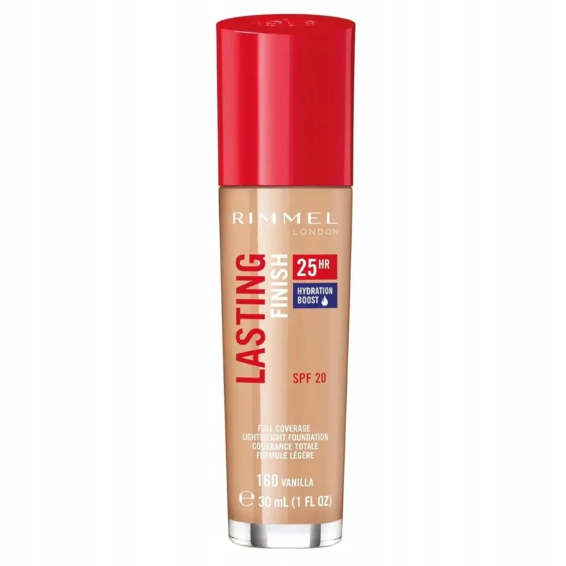 RIMMEL LASTING FINISH PODKŁAD DO TWARZY 25 HR SERUM 160 Vanilla - obrazek 3