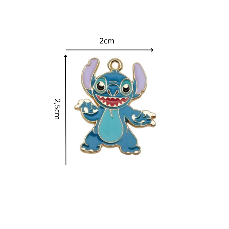 Klipsy Dla Dzieci Urocze Ozdoby Na Uszy STITCH - obrazek 2