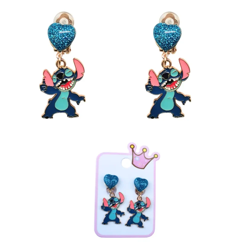 Klipsy Dla Dzieci Urocze Ozdoby Na Uszy STITCH
