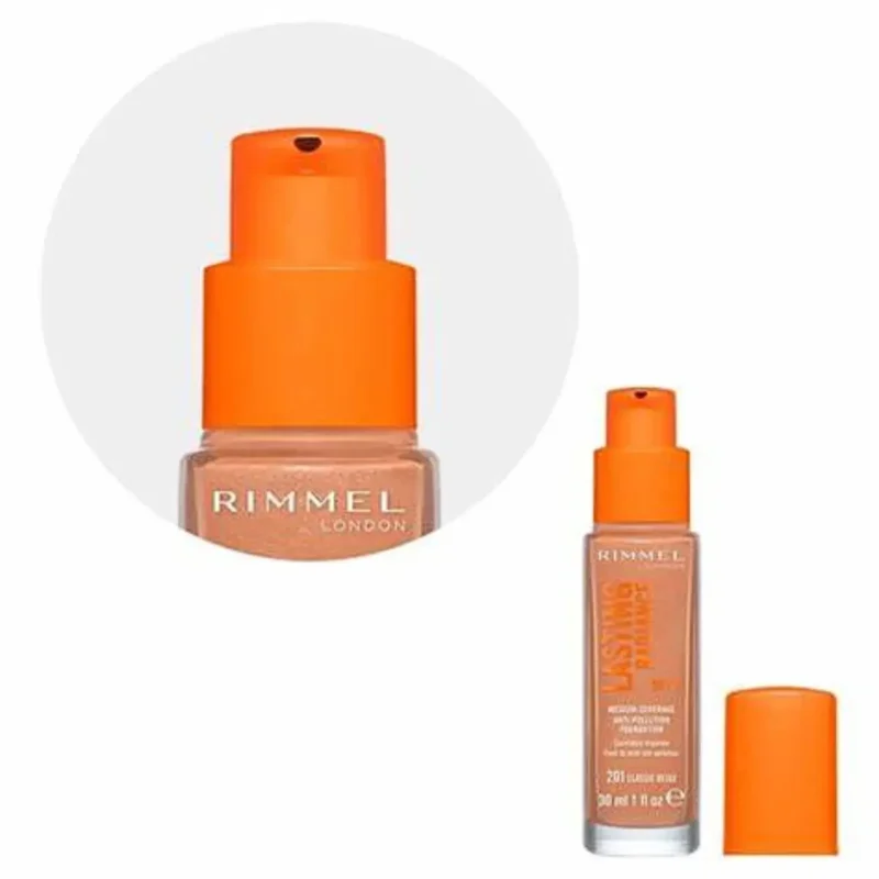 Rimmel Lasting Rradiance Podkład Rozswietlający Do Twarzy - 201 CLASSIC BEIGE - obrazek 2