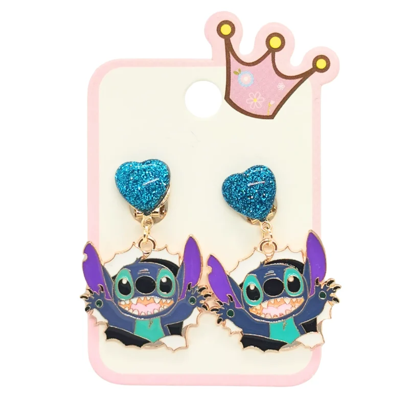 Klipsy Dla Dzieci Urocze Ozdoby Na Uszy STITCH