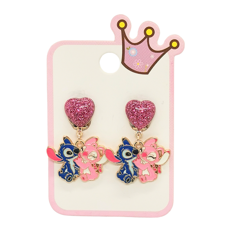 Klipsy Dla Dzieci Urocze Ozdoby Na Uszy STITCH