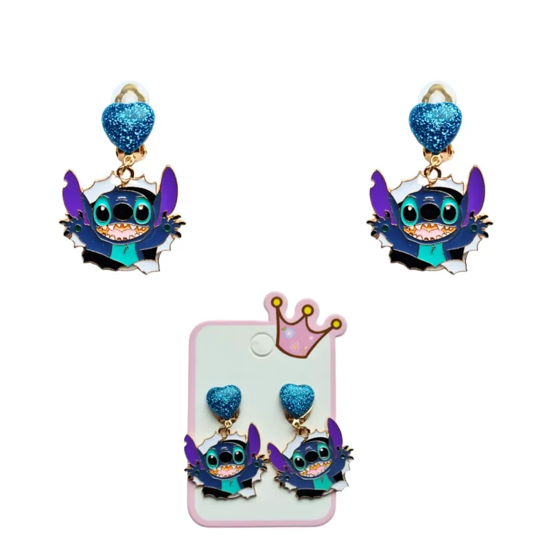 Klipsy Dla Dzieci Urocze Ozdoby Na Uszy STITCH