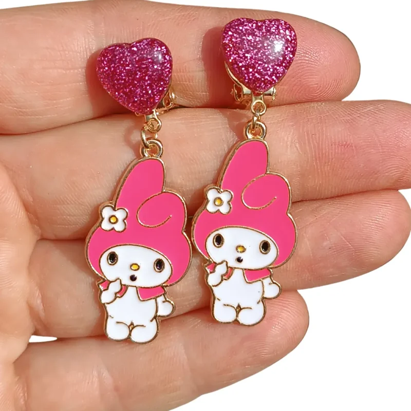 Klipsy Dla Dzieci Urocze Ozdoby Na Uszy MY MELODY SANRIO - obrazek 2