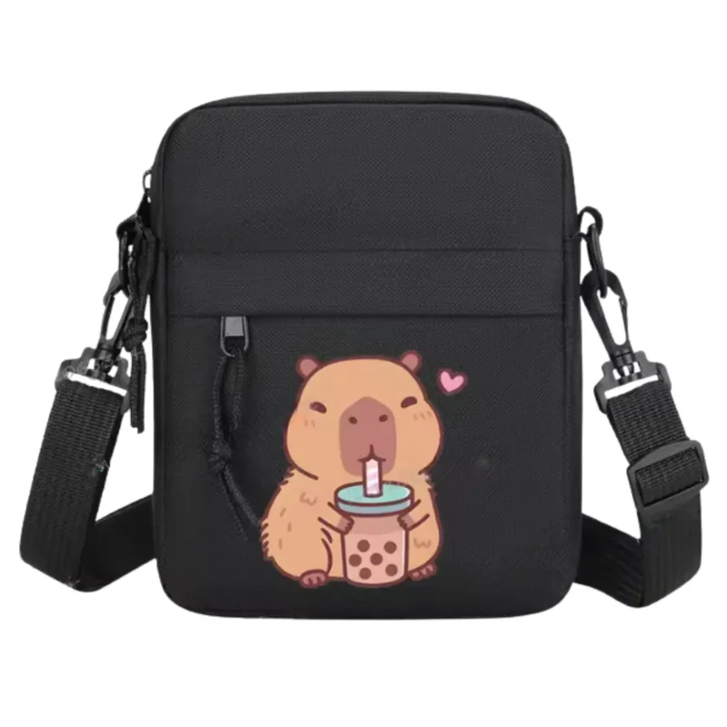 torebka-czarna-nadruk-kapibara