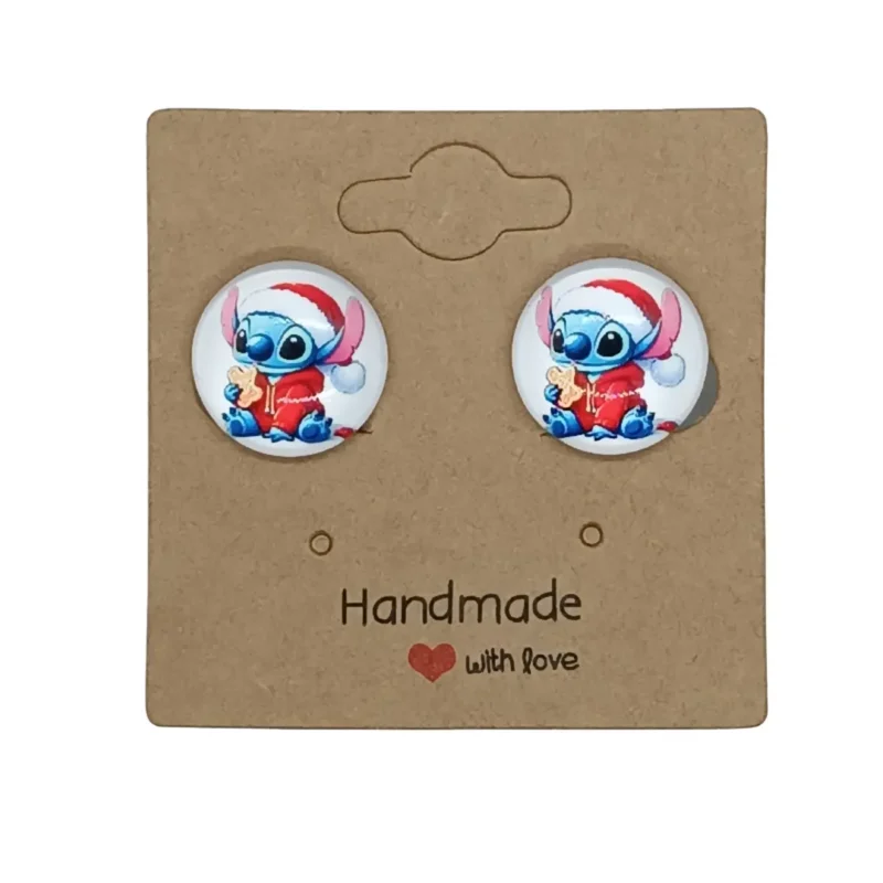 Pierwsze kolczyki Klipsy na uszy dla dzieci ŚWIĄTECZNE STITCH