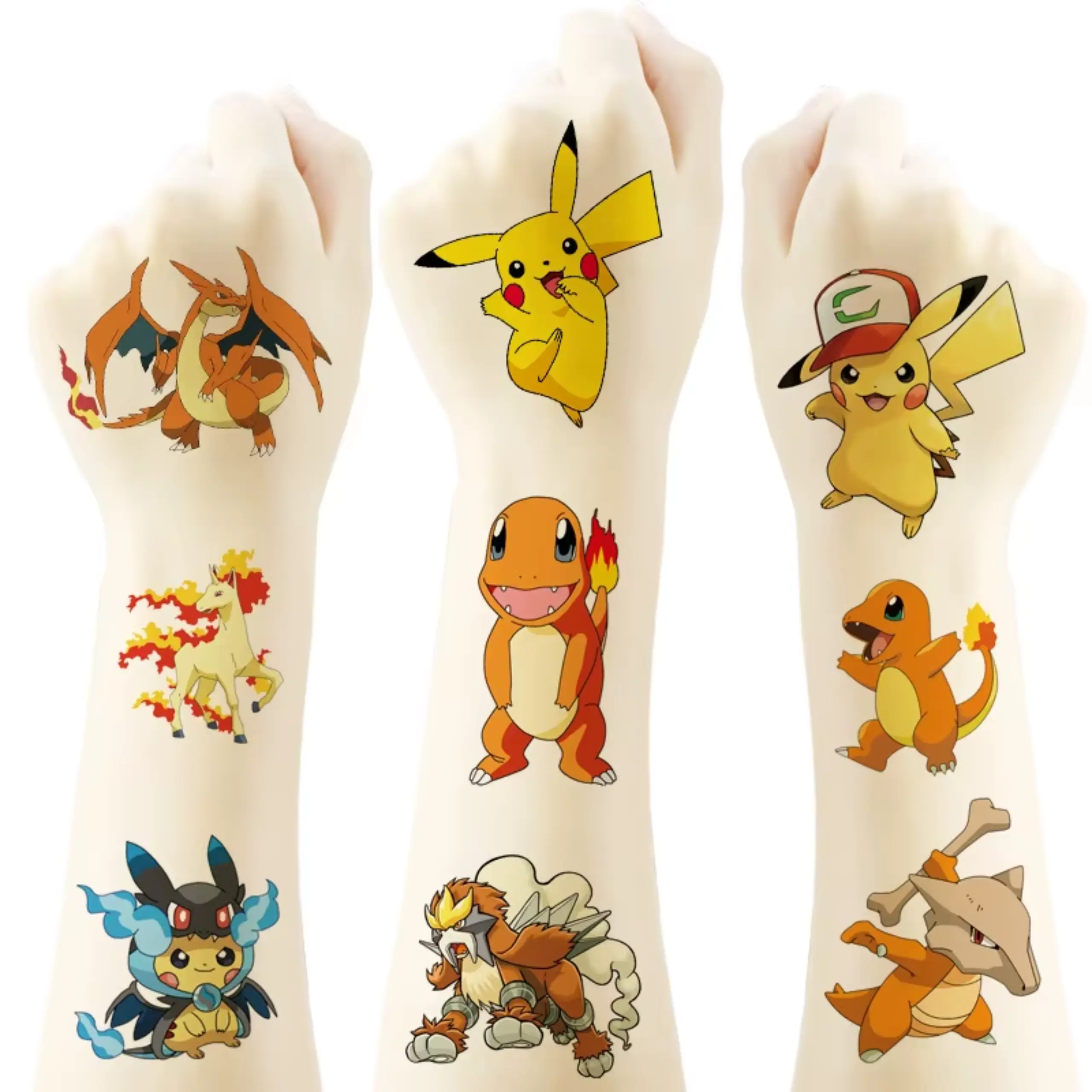 Tatuaże Zmywalne dla Dzieci Pokemon 1 Arkusz - obrazek 3